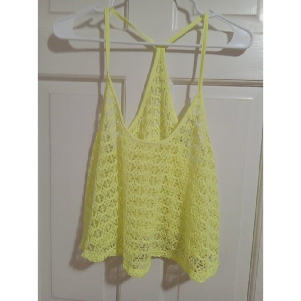 VS PINK Crochet Crop Top